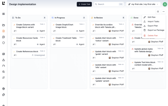 Manage websites with clarity
